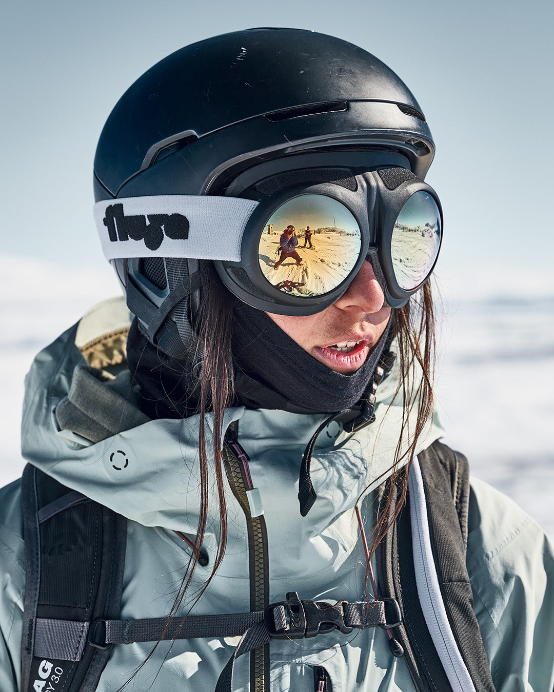 Rovfluga Goggles - ML Gold | Orange Lens