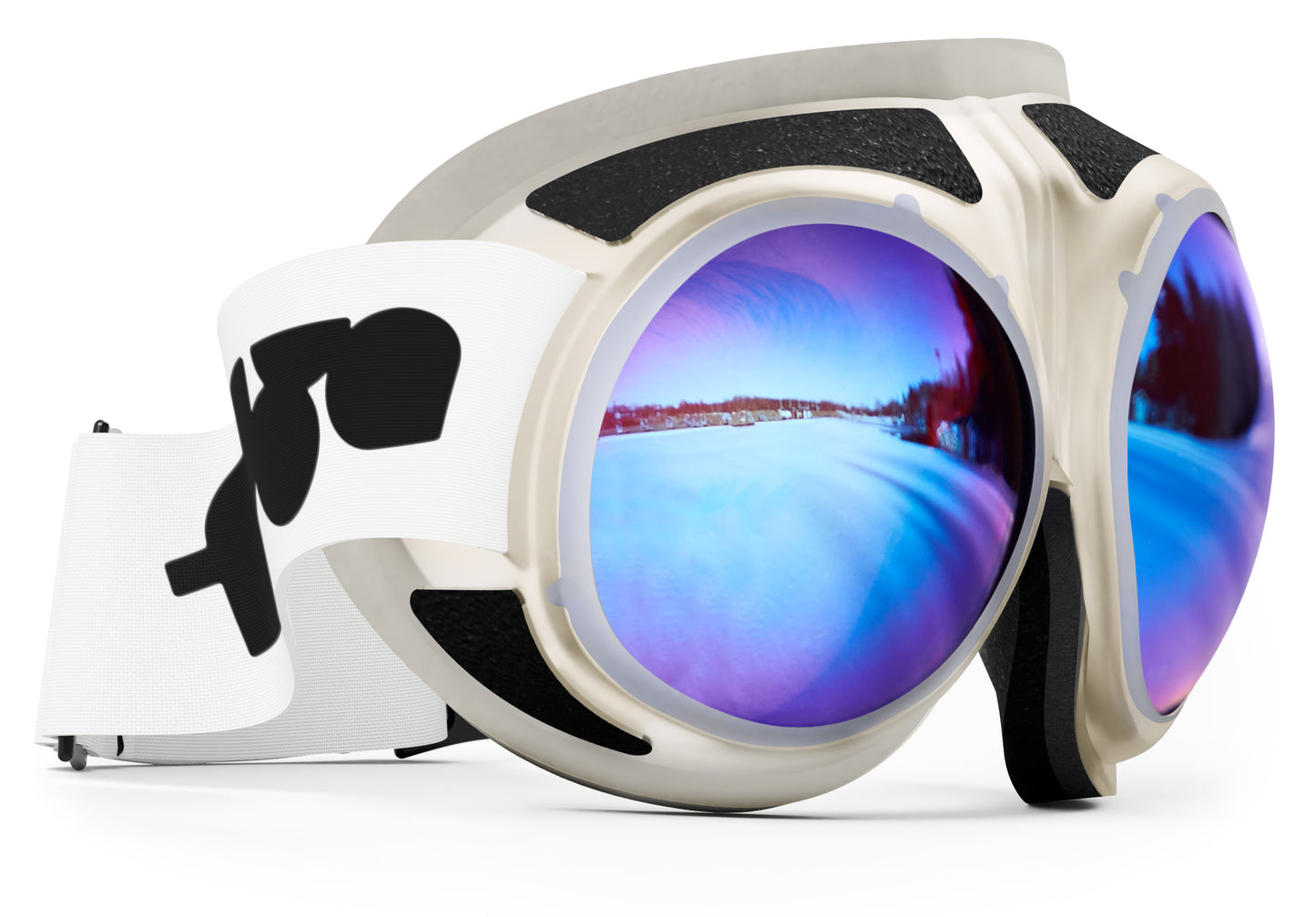 Rovfluga Goggles - ML Blue | Orange Lens