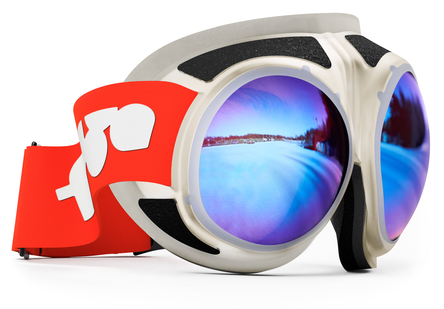 Rovfluga Goggles - ML Blue | Orange Lens