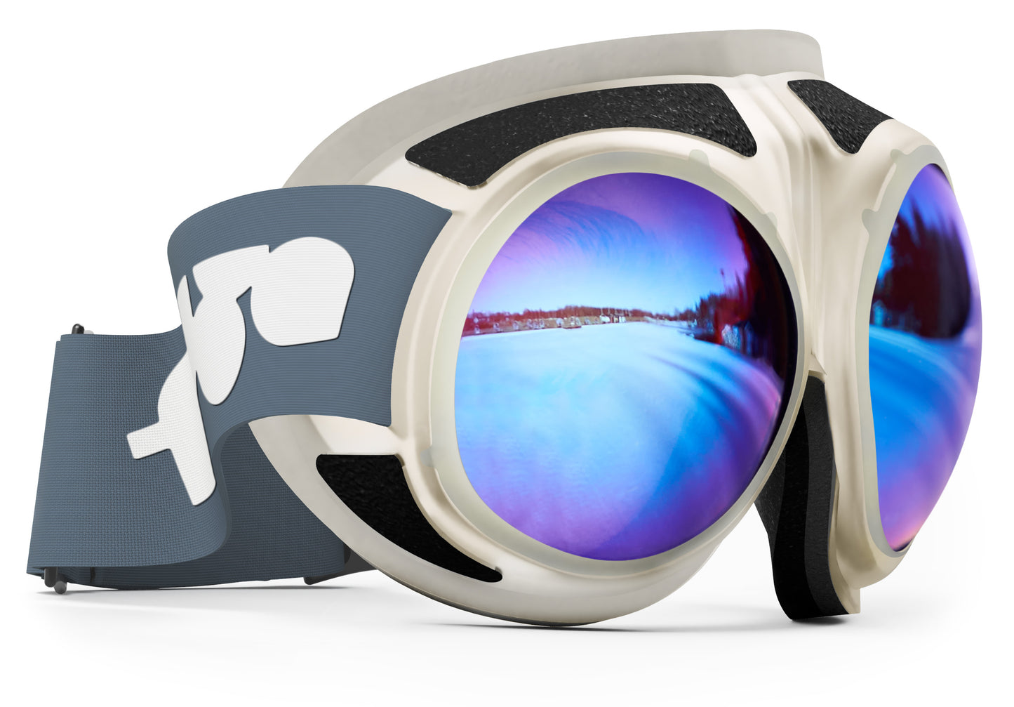 Rovfluga Goggles - ML Blue | Orange Lens