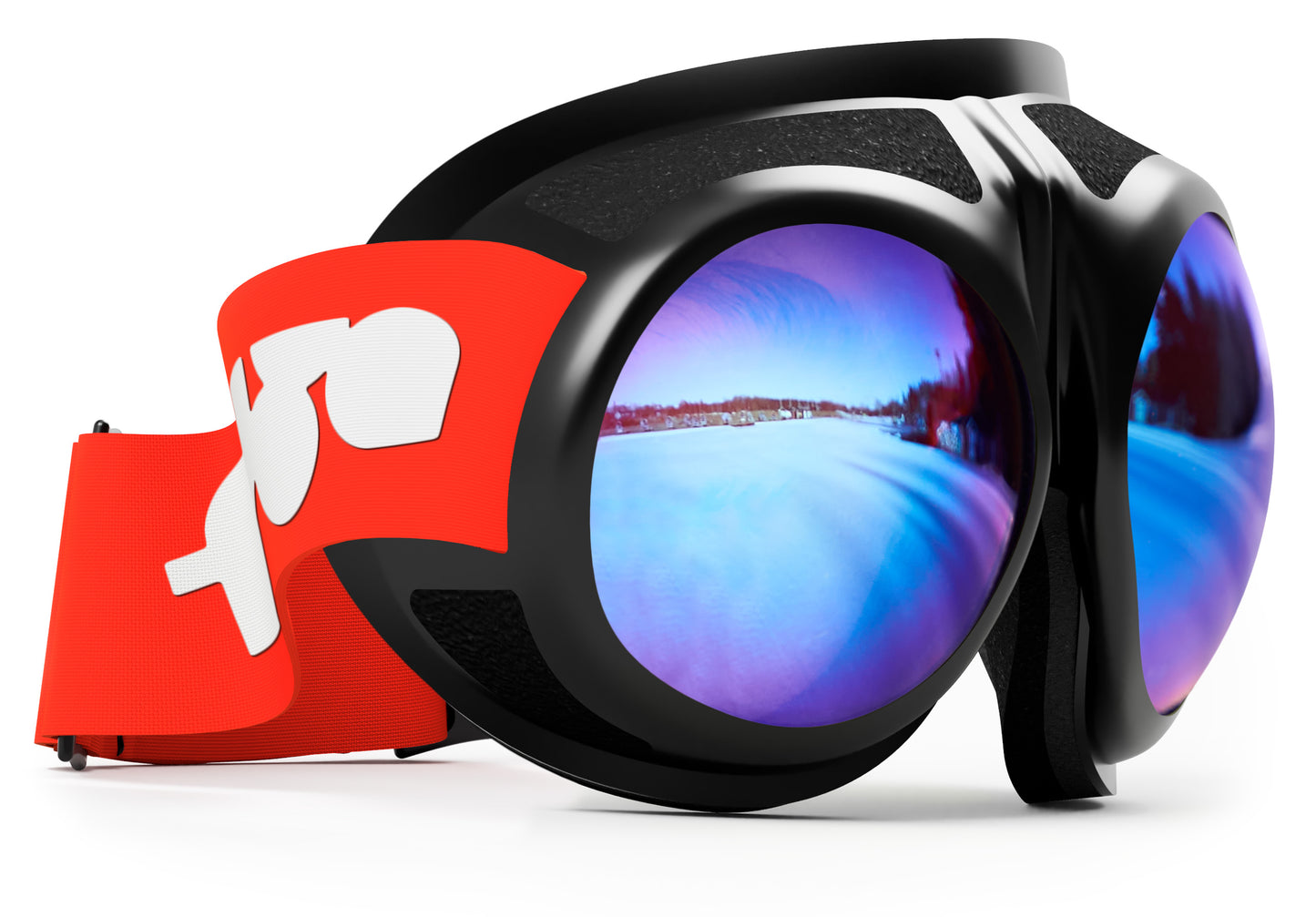 Rovfluga Goggles - ML Blue | Orange Lens