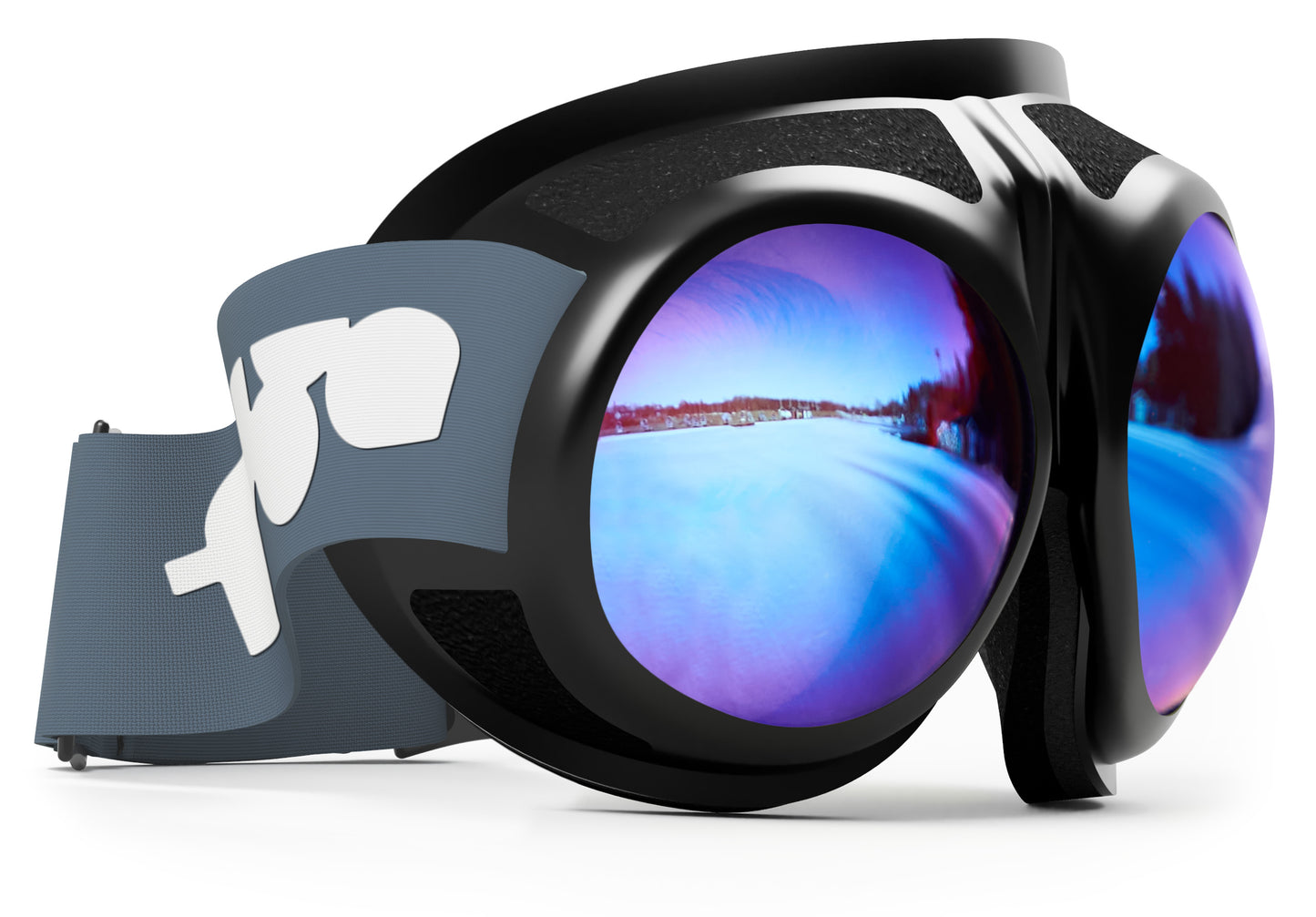 Rovfluga Goggles - ML Blue | Orange Lens