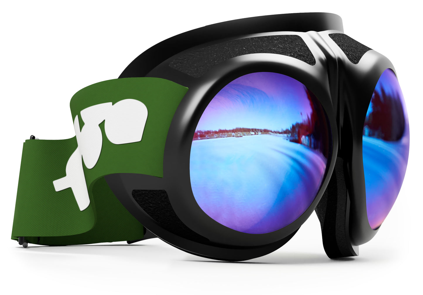 Rovfluga Goggles - ML Blue | Orange Lens