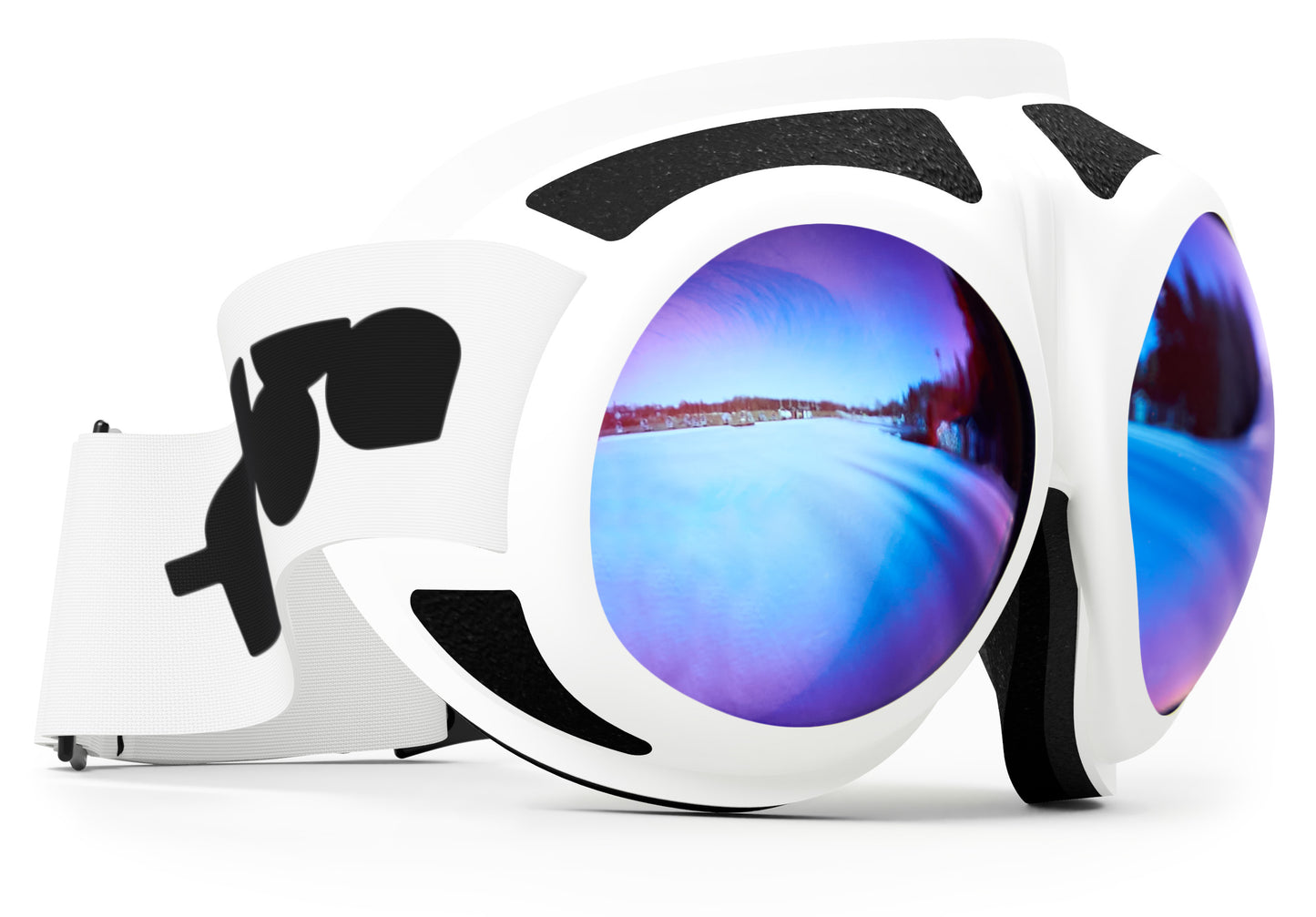Rovfluga Goggles - ML Blue | Orange Lens