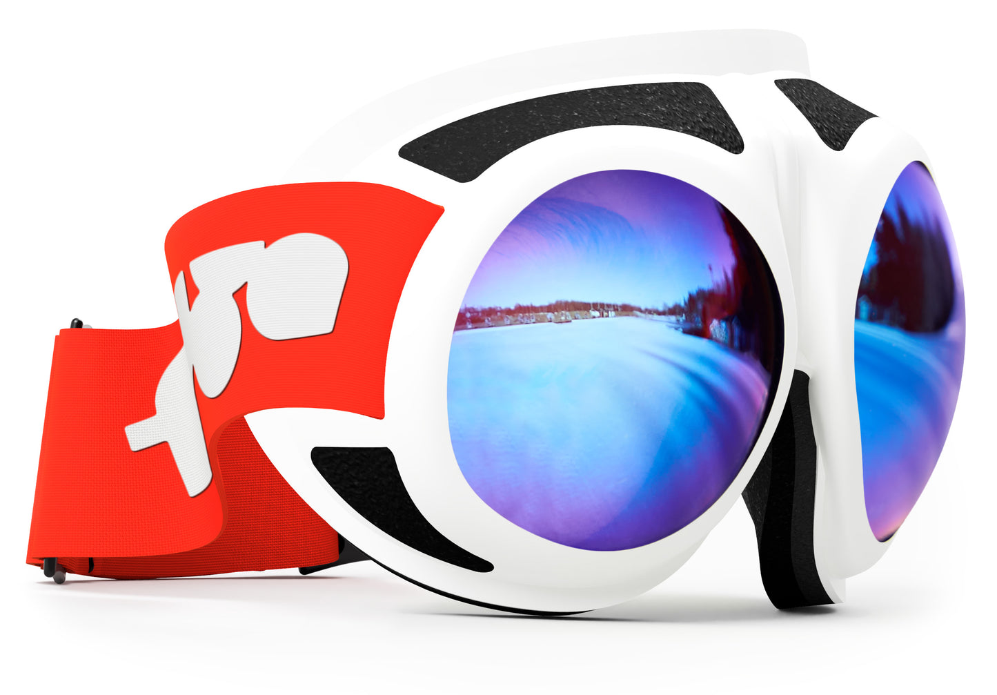 Rovfluga Goggles - ML Blue | Orange Lens