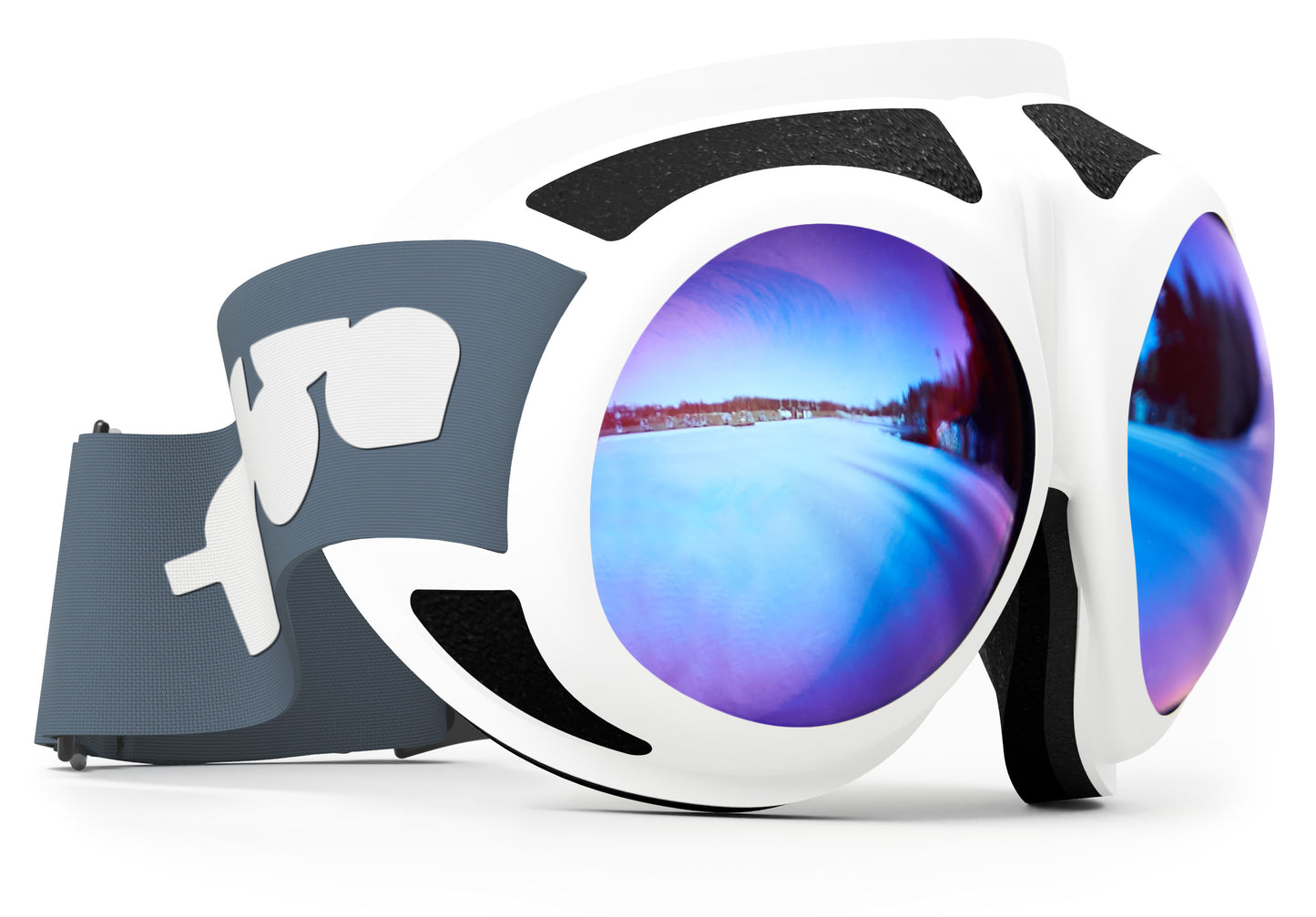 Rovfluga Goggles - ML Blue | Orange Lens