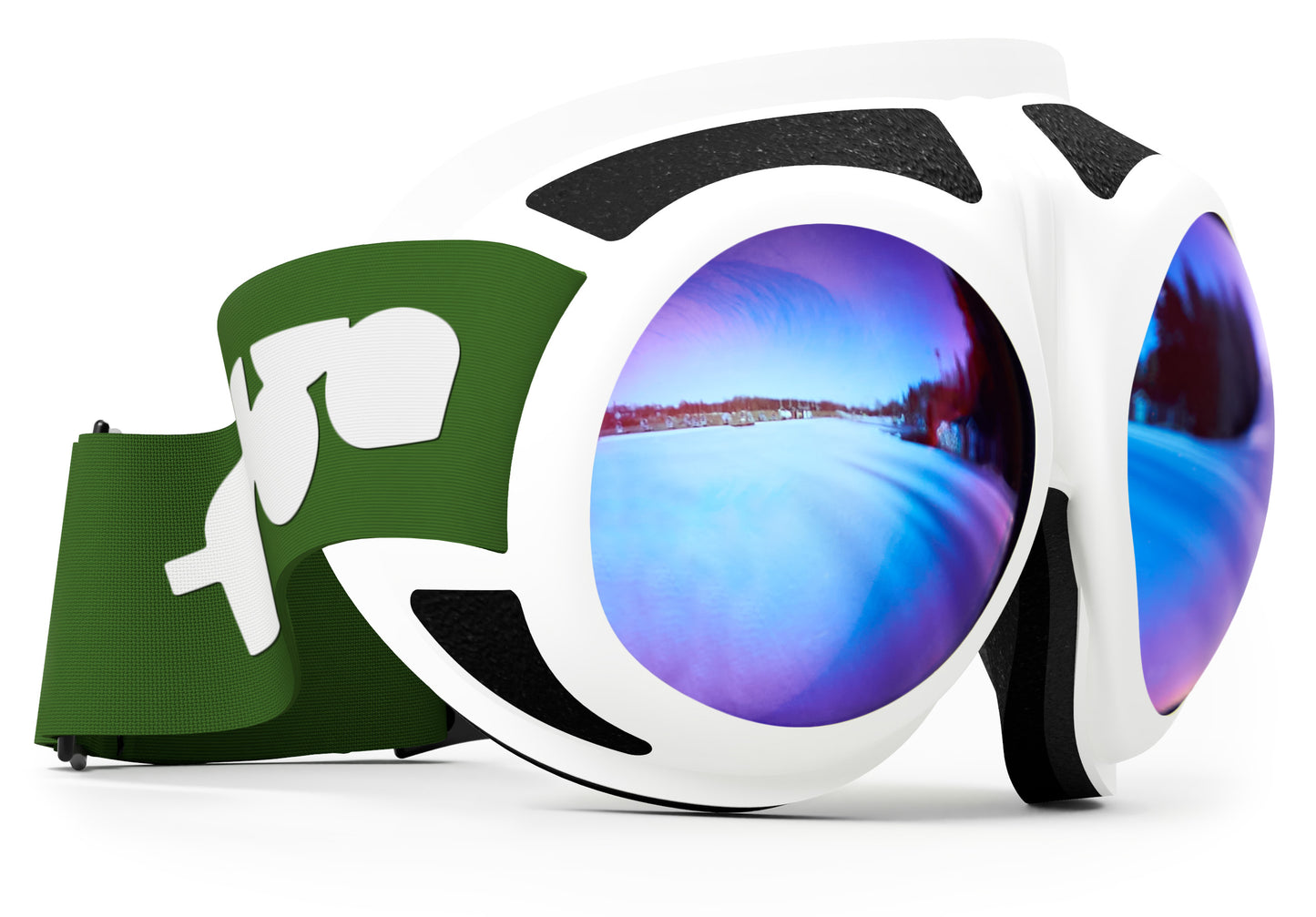 Rovfluga Goggles - ML Blue | Orange Lens