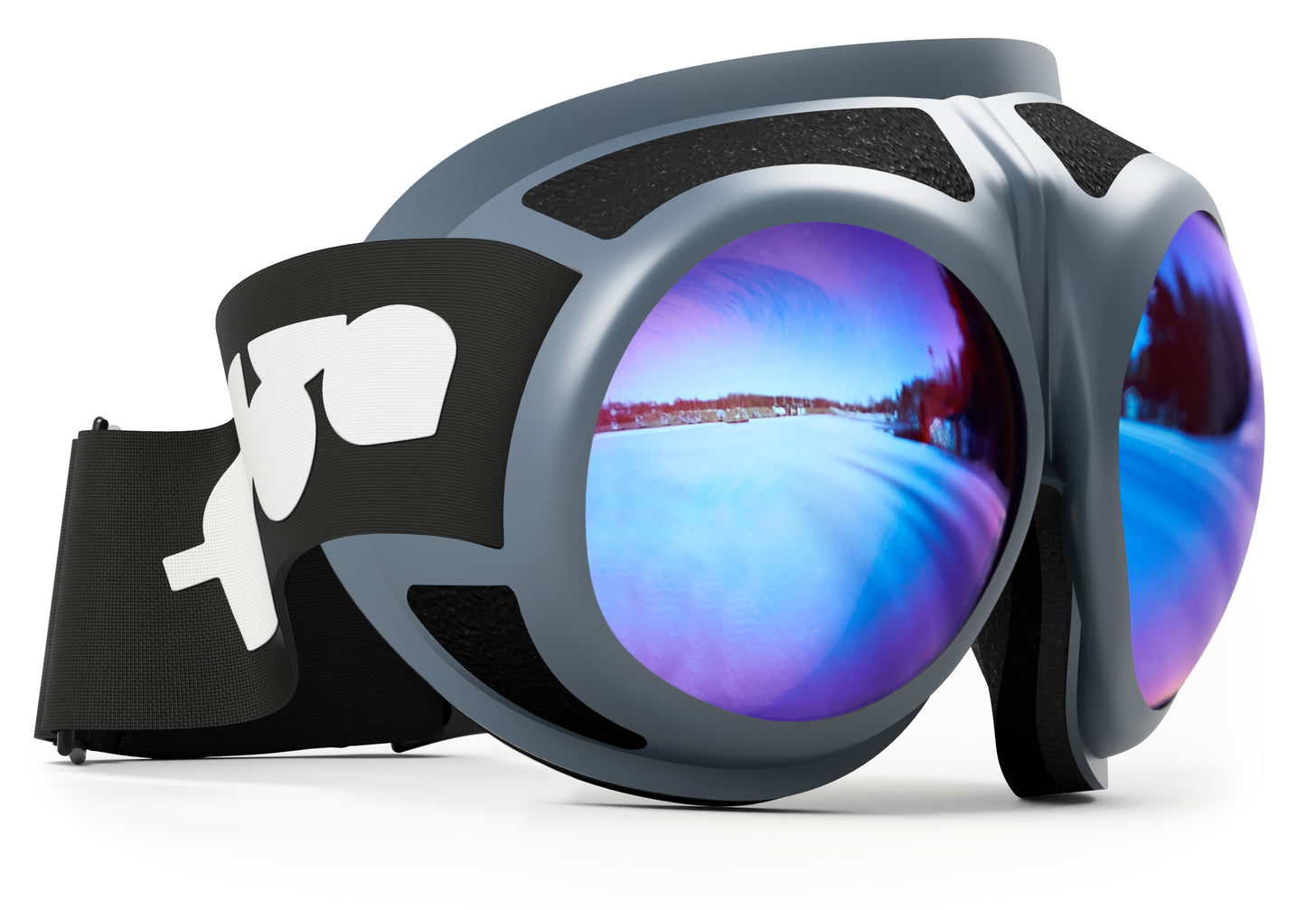 Rovfluga Goggles - ML Blue | Orange Lens