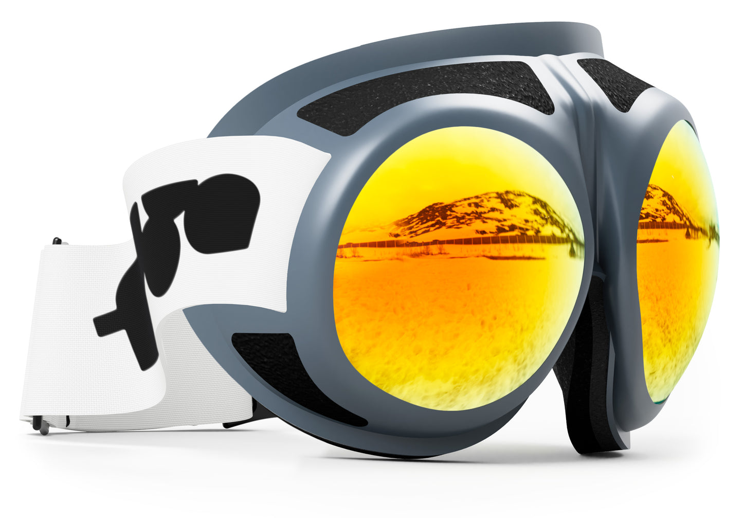 Rovfluga Goggles - ML Orange | Grey Lens