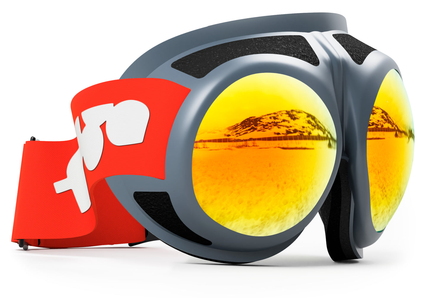 Rovfluga Goggles - ML Orange | Grey Lens