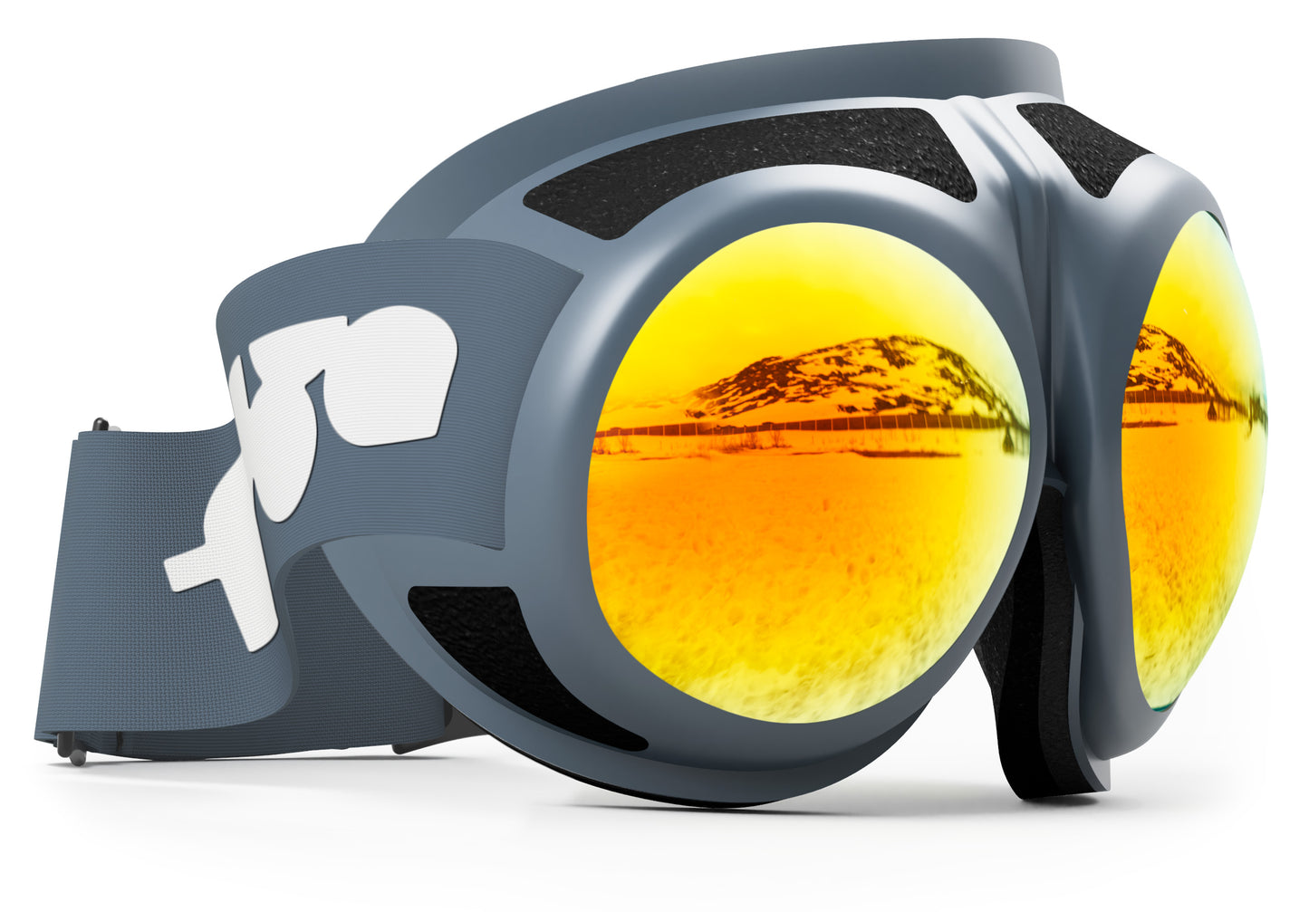 Rovfluga Goggles - ML Orange | Grey Lens