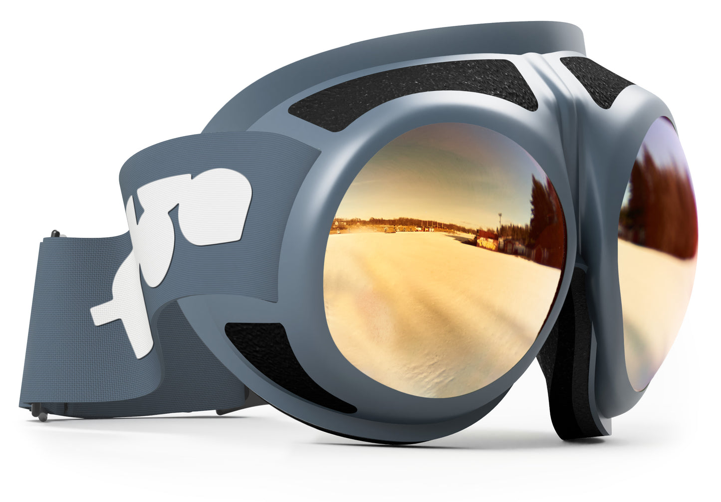 Rovfluga Goggles - ML Gold | Orange Lens