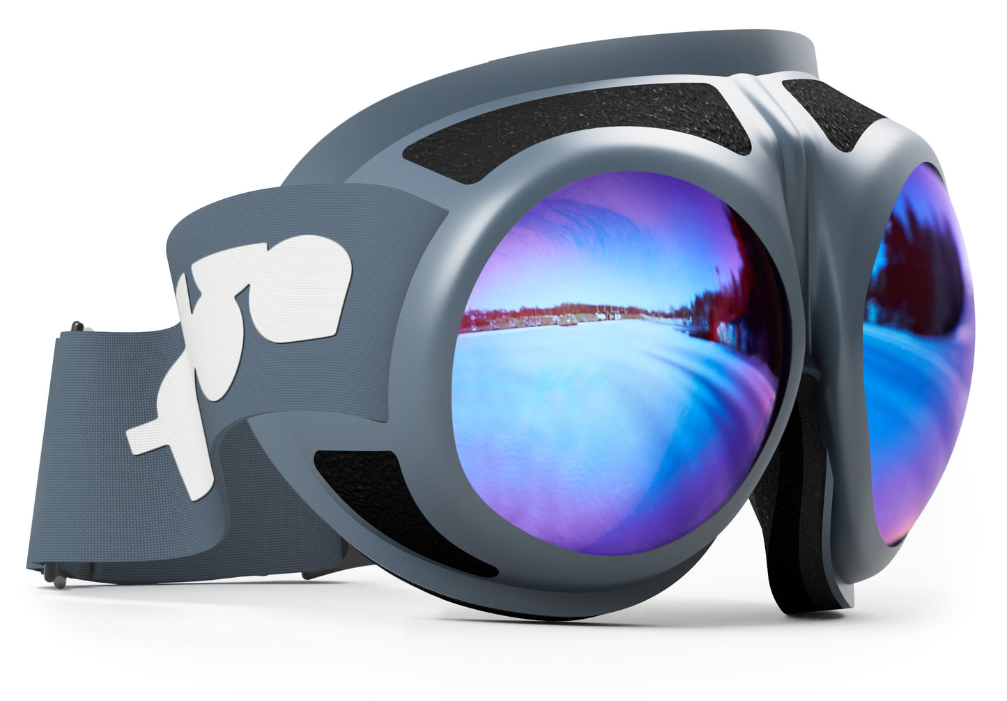 Rovfluga Goggles - ML Blue | Orange Lens