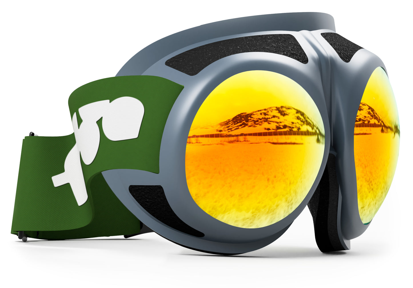 Rovfluga Goggles - ML Orange | Grey Lens