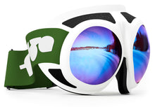 Load image into Gallery viewer, Rovfluga Goggles - ML Blue | Orange Lens
